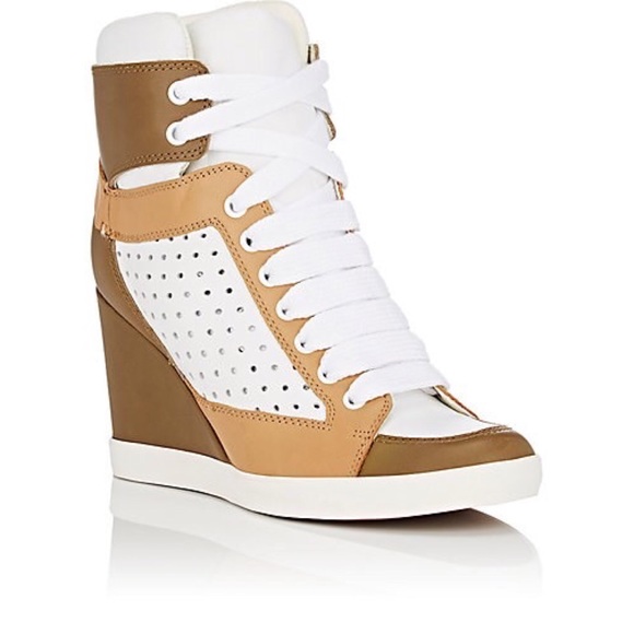 See By Chloe Shoes - NWOT SEE BY CHLOE Leather Wedge Sneakers